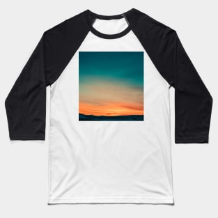 Dusk mountain sunset landscape Baseball T-Shirt